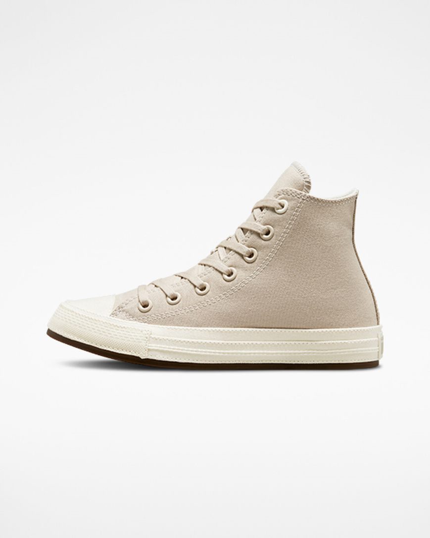 Tenisi Inalti Dama Converse Chuck Taylor All Star Tonal Panza Gri | RO VAKCN647